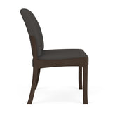 Weston Waiting Reception Armless Guest Chair Wood Frame
