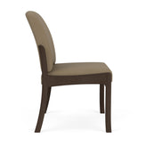 Weston Waiting Reception Armless Guest Chair Wood Frame