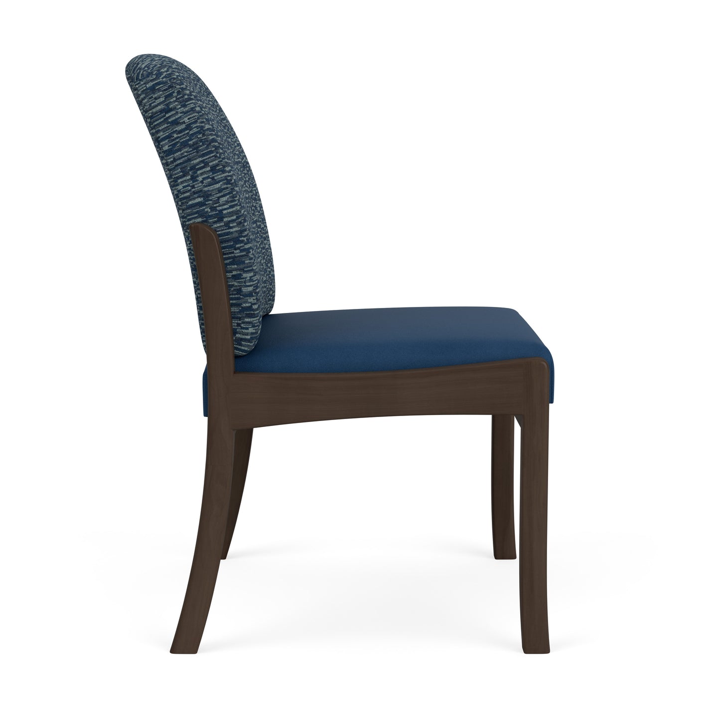 Weston Waiting Reception Armless Guest Chair Wood Frame
