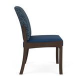 Weston Waiting Reception Armless Guest Chair Wood Frame