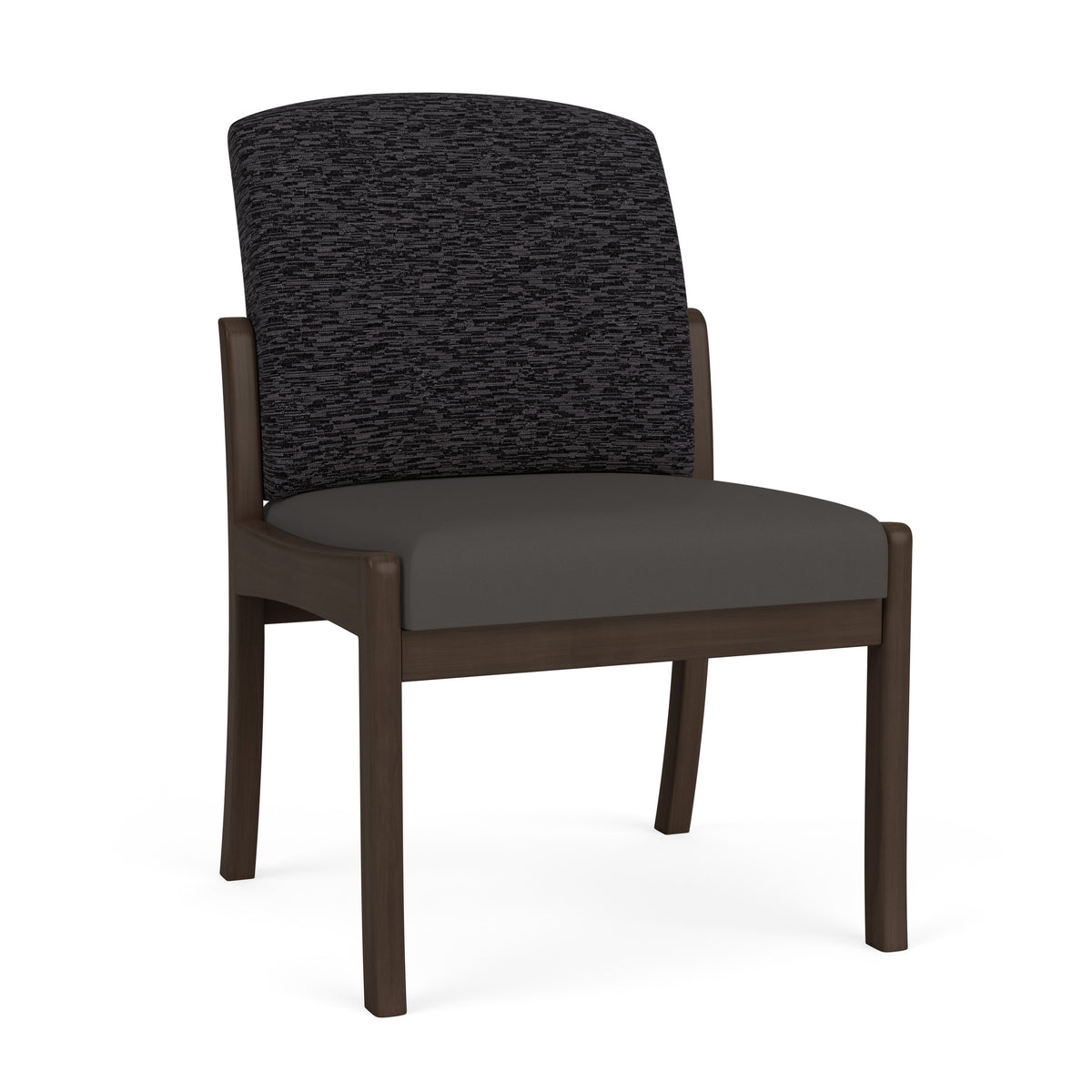 Weston Waiting Reception Armless Guest Chair Wood Frame