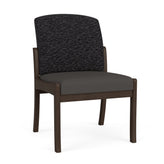 Weston Waiting Reception Armless Guest Chair Wood Frame