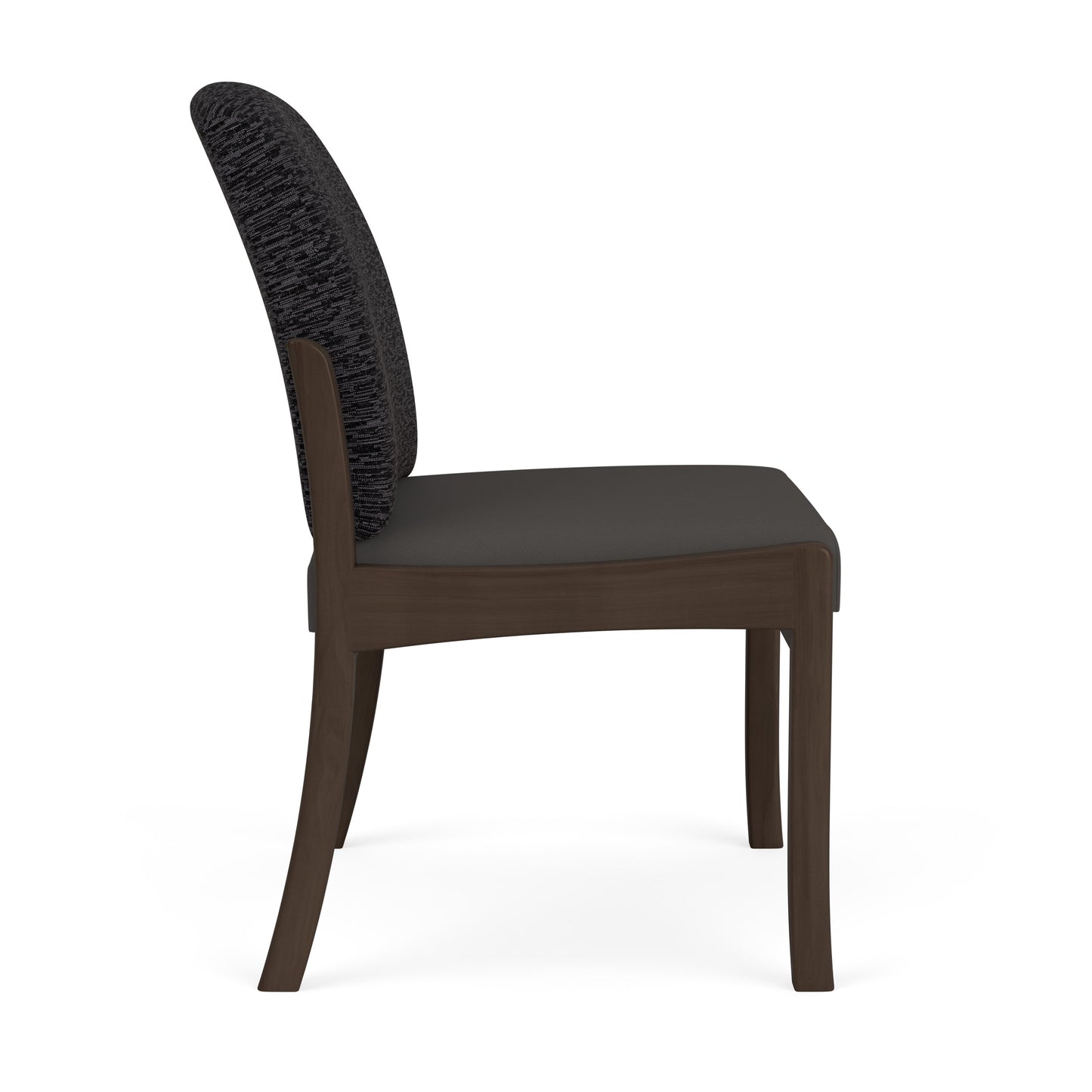 Weston Waiting Reception Armless Guest Chair Wood Frame