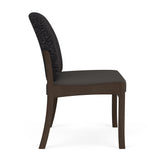 Weston Waiting Reception Armless Guest Chair Wood Frame
