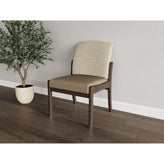 Weston Waiting Reception Armless Guest Chair Wood Frame
