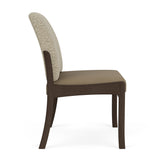 Weston Waiting Reception Armless Guest Chair Wood Frame