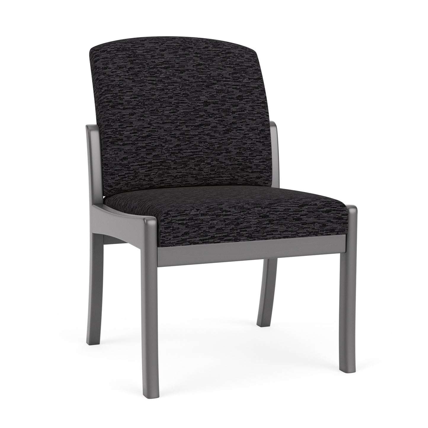 Weston Waiting Reception Armless Guest Chair Wood Frame