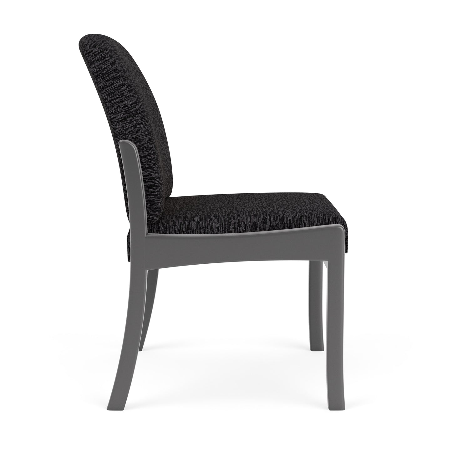 Weston Waiting Reception Armless Guest Chair Wood Frame