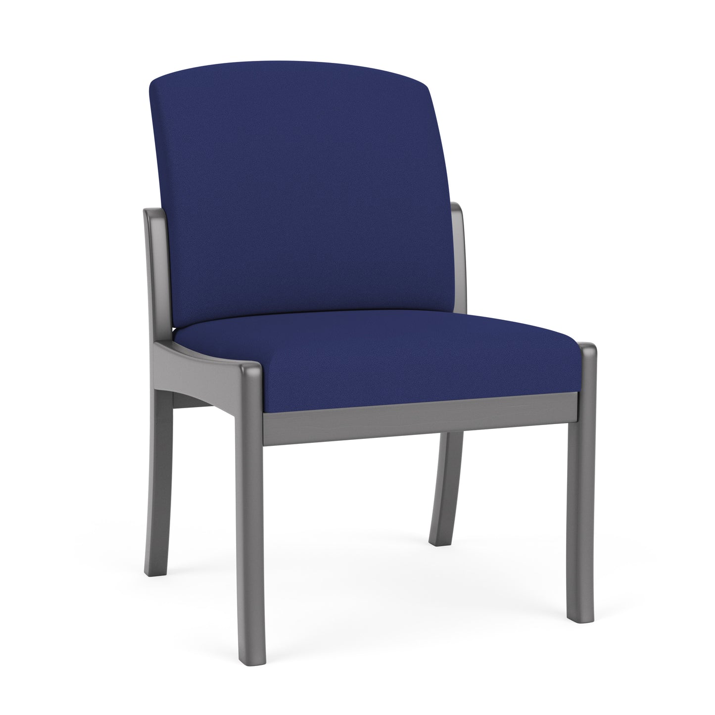 Weston Waiting Reception Armless Guest Chair Wood Frame