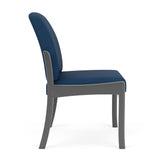 Weston Waiting Reception Armless Guest Chair Wood Frame