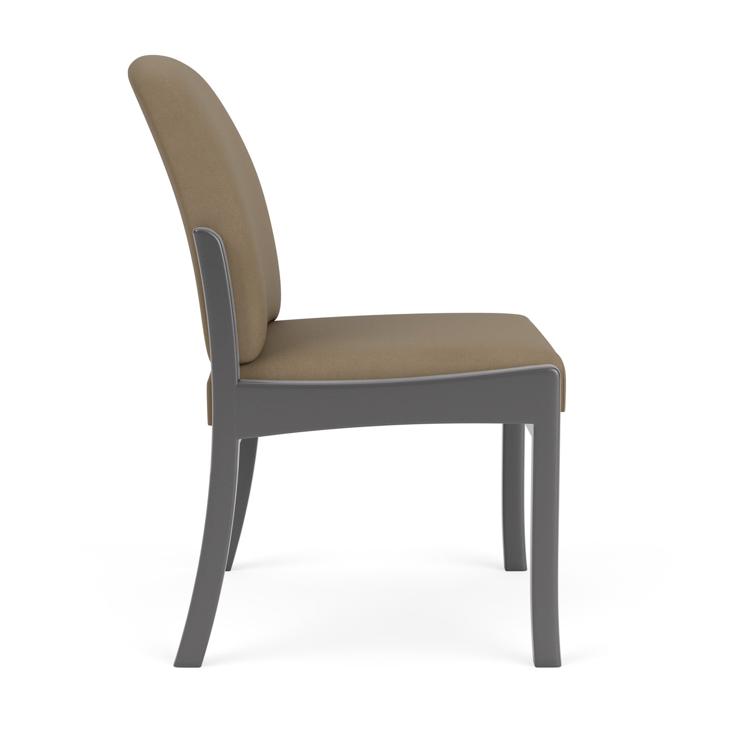 Weston Waiting Reception Armless Guest Chair Wood Frame