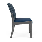 Weston Waiting Reception Armless Guest Chair Wood Frame