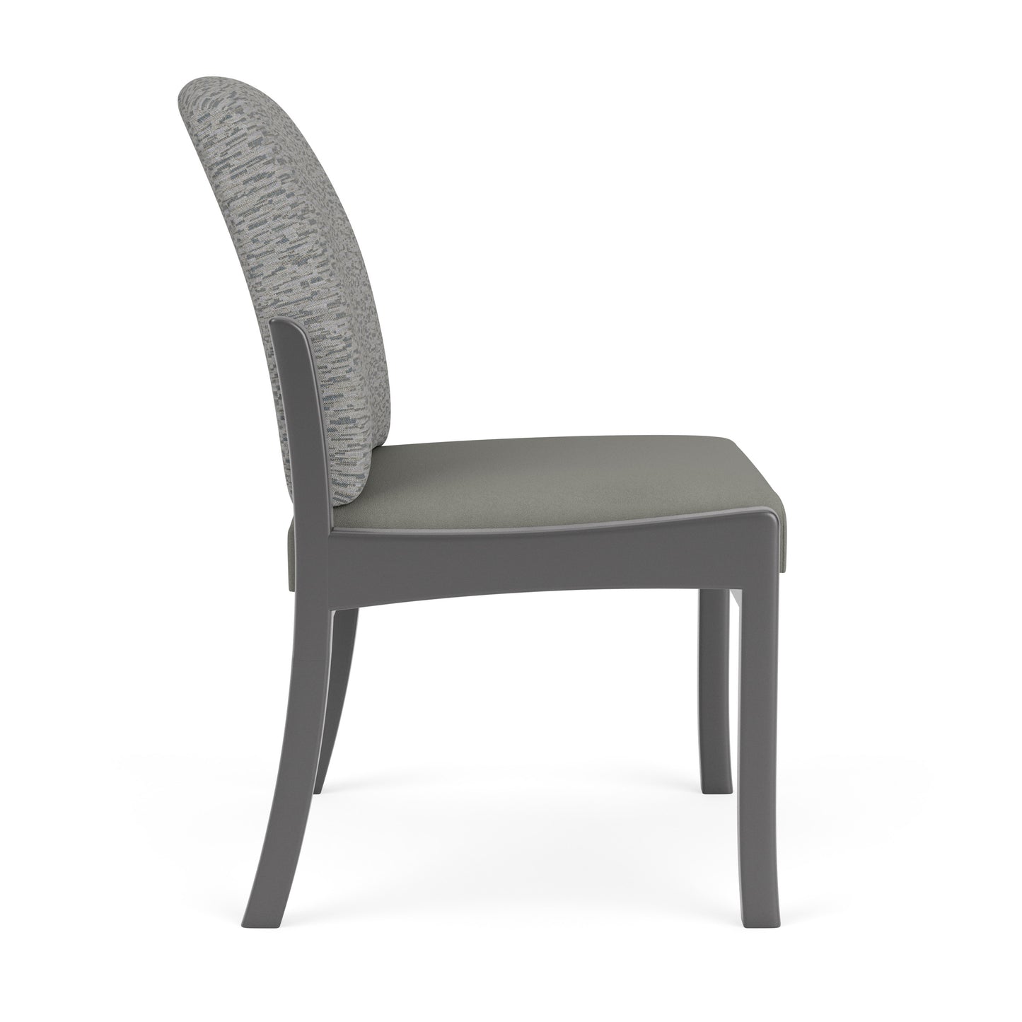 Weston Waiting Reception Armless Guest Chair Wood Frame