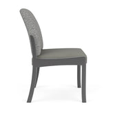 Weston Waiting Reception Armless Guest Chair Wood Frame