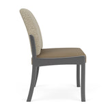 Weston Waiting Reception Armless Guest Chair Wood Frame