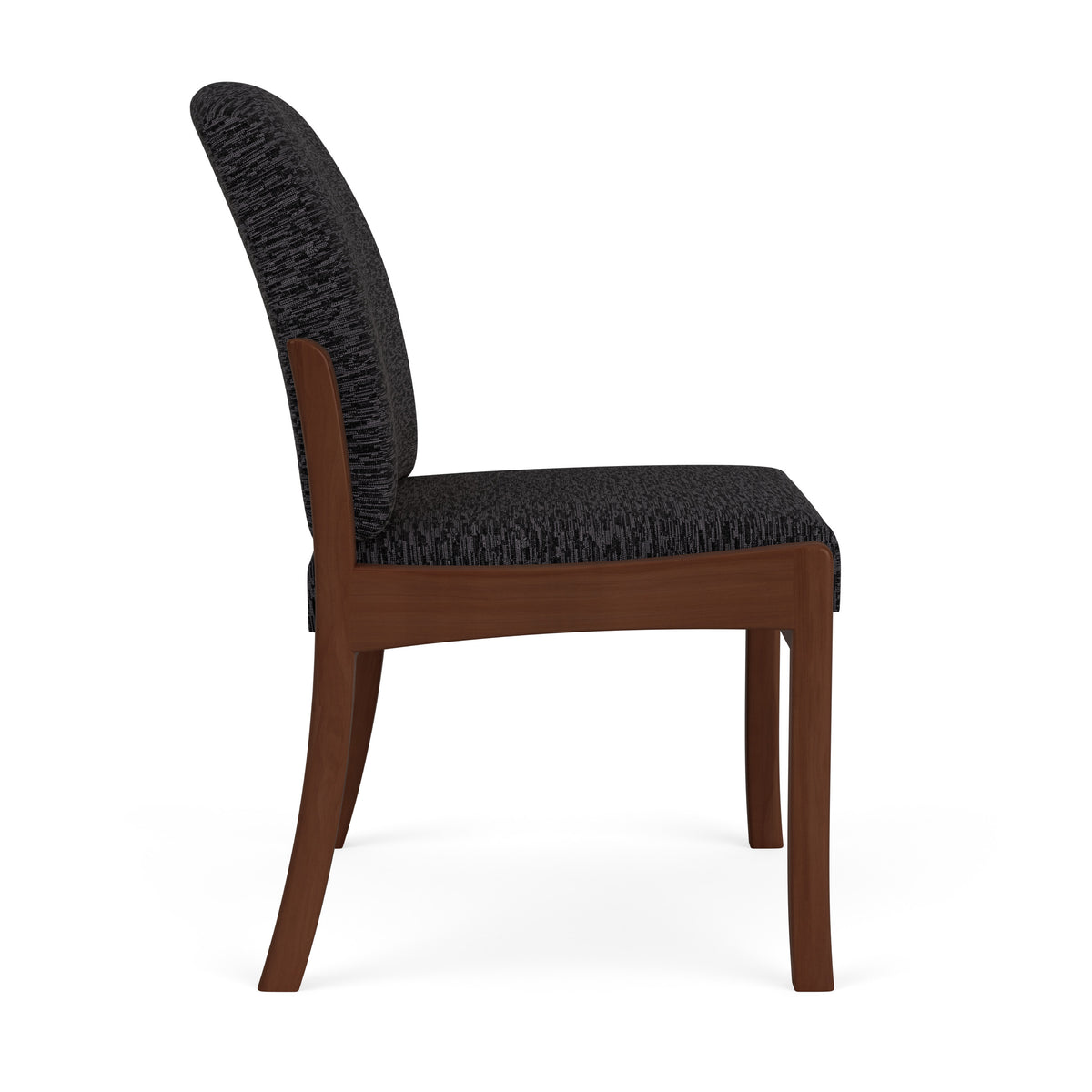 Weston Waiting Reception Armless Guest Chair Wood Frame