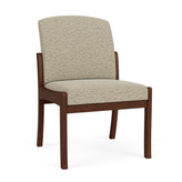 Weston Waiting Reception Armless Guest Chair Wood Frame