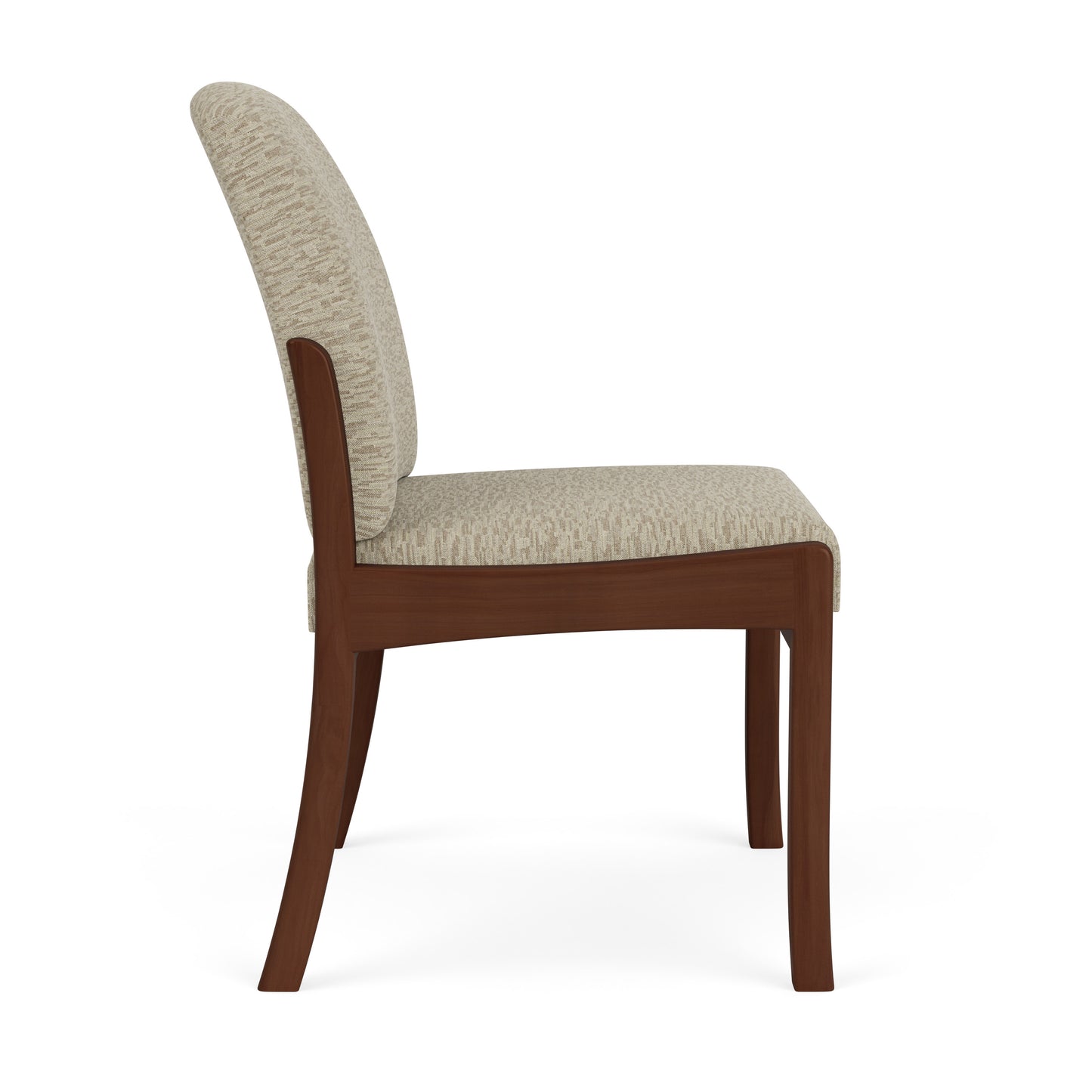 Weston Waiting Reception Armless Guest Chair Wood Frame
