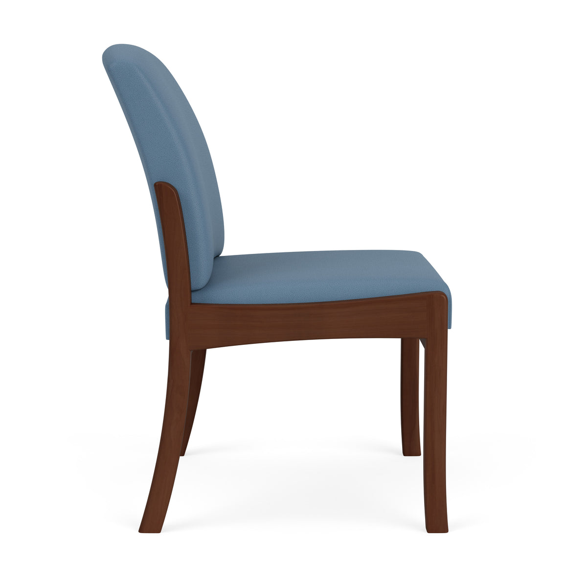 Weston Waiting Reception Armless Guest Chair Wood Frame