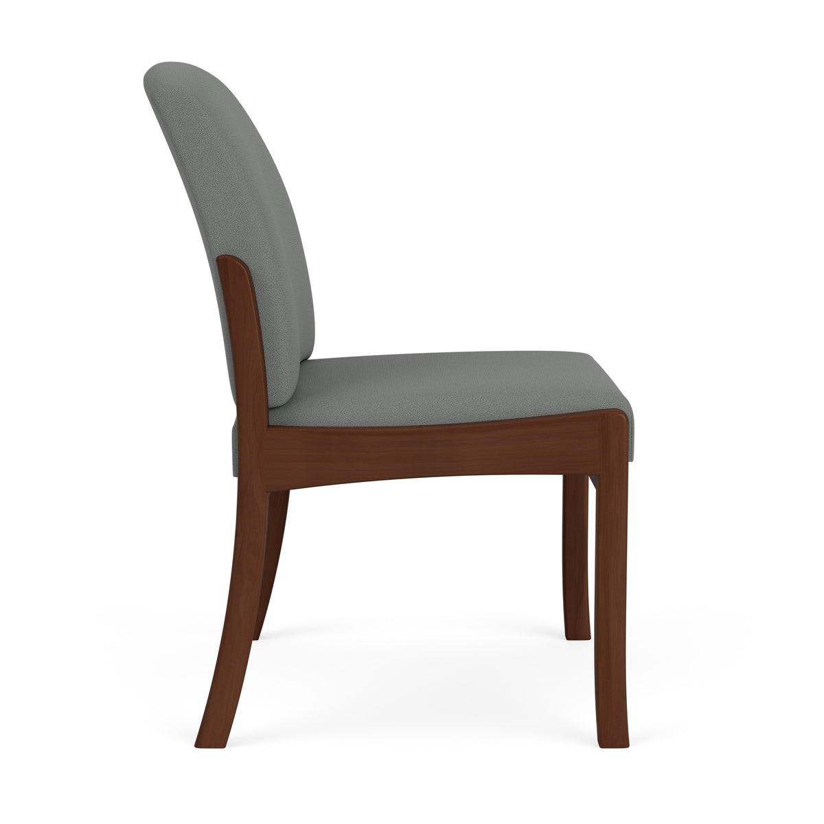 Weston Waiting Reception Armless Guest Chair Wood Frame