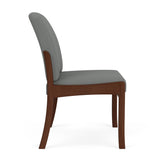 Weston Waiting Reception Armless Guest Chair Wood Frame
