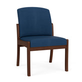 Weston Waiting Reception Armless Guest Chair Wood Frame