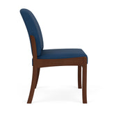 Weston Waiting Reception Armless Guest Chair Wood Frame