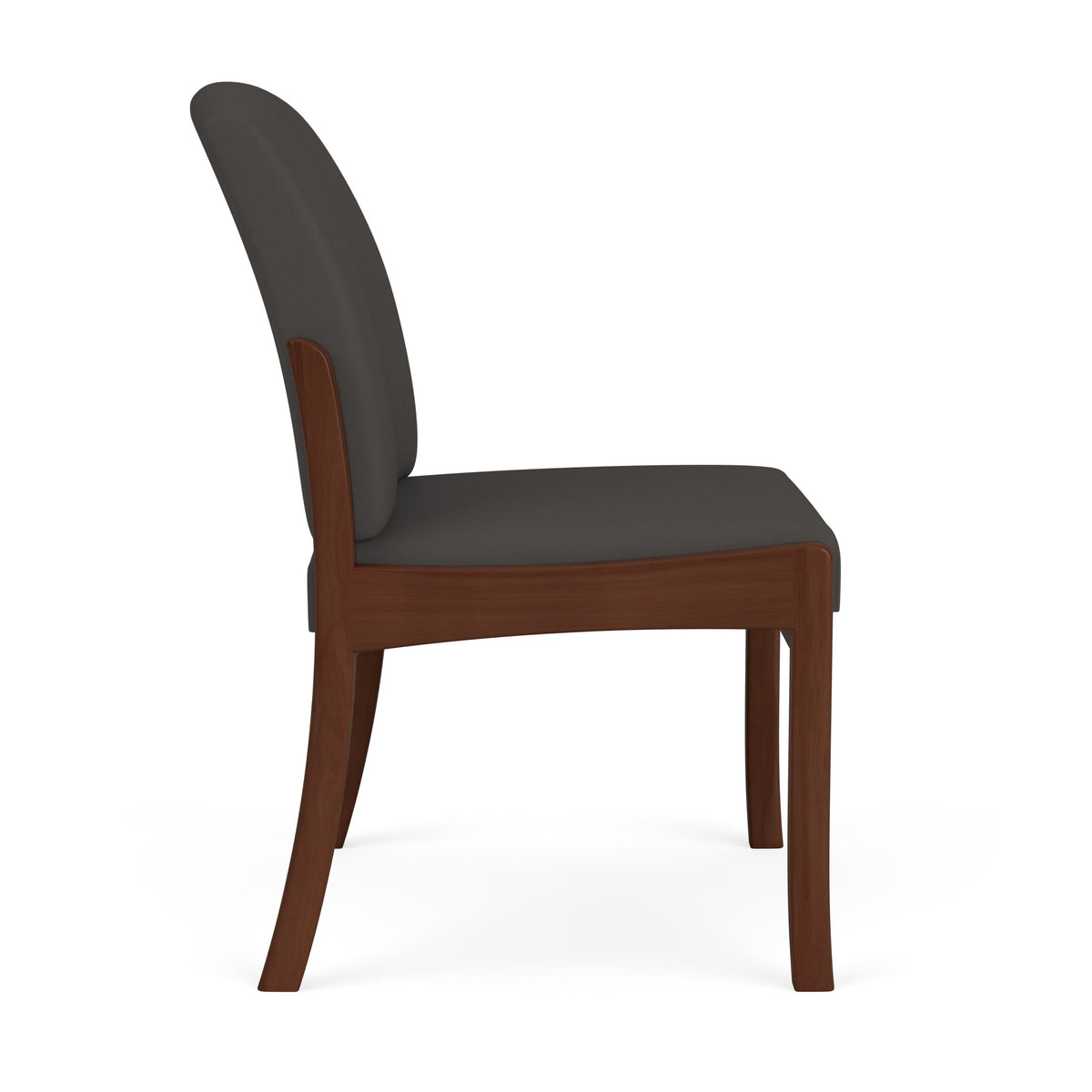 Weston Waiting Reception Armless Guest Chair Wood Frame