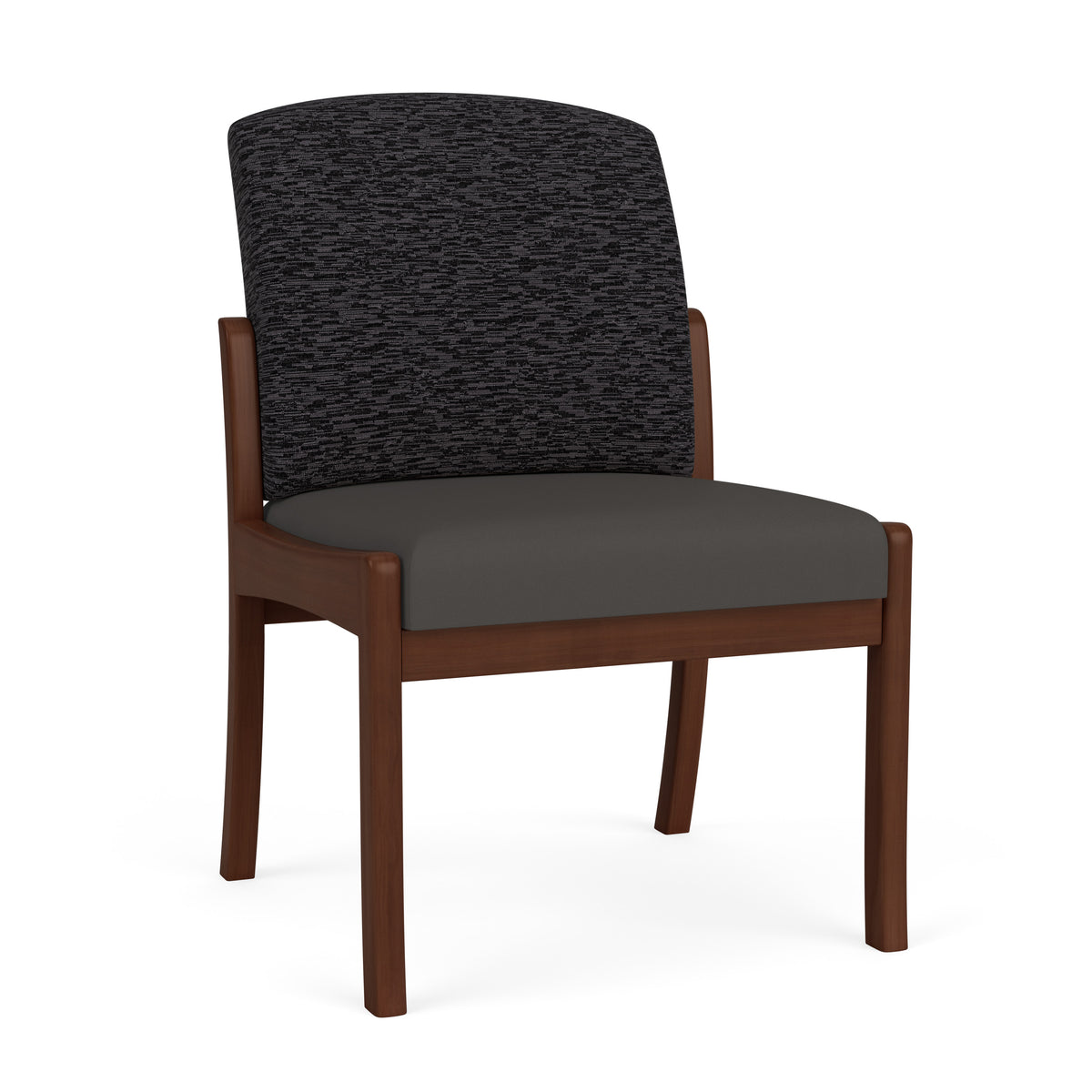 Weston Waiting Reception Armless Guest Chair Wood Frame
