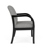 Weston Waiting Reception Wide Guest Chair Wood Frame