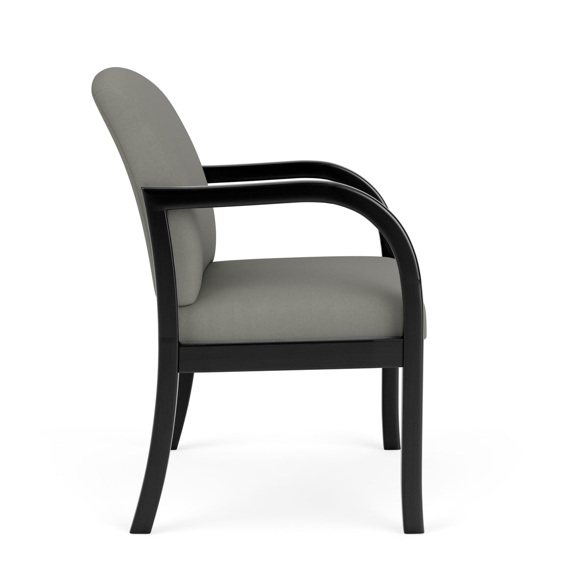 Weston Waiting Reception Wide Guest Chair Wood Frame