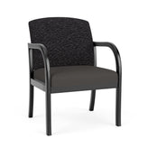 Weston Waiting Reception Wide Guest Chair Wood Frame