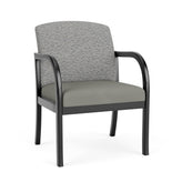 Weston Waiting Reception Wide Guest Chair Wood Frame