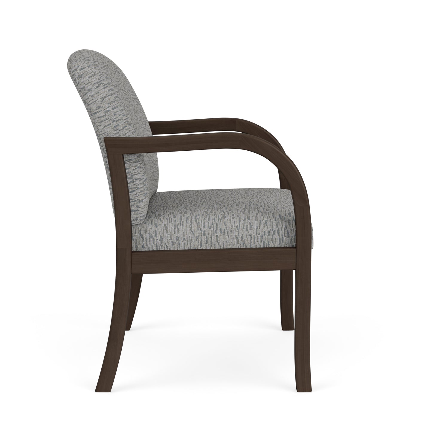 Weston Waiting Reception Wide Guest Chair Wood Frame