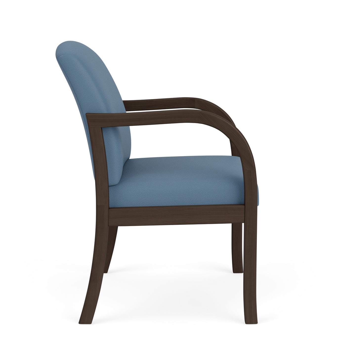 Weston Waiting Reception Wide Guest Chair Wood Frame