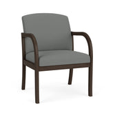 Weston Waiting Reception Wide Guest Chair Wood Frame