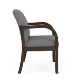 Weston Waiting Reception Wide Guest Chair Wood Frame