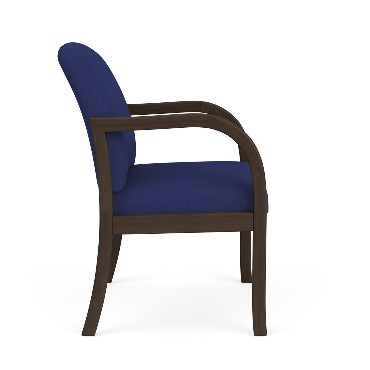 Weston Waiting Reception Wide Guest Chair Wood Frame