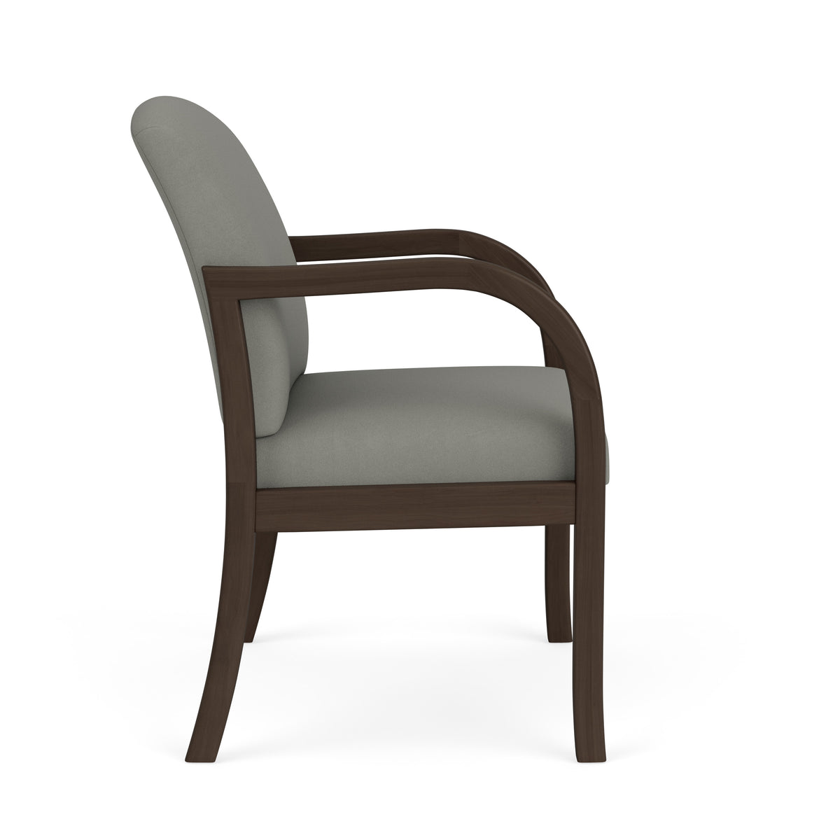Weston Waiting Reception Wide Guest Chair Wood Frame