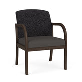 Weston Waiting Reception Wide Guest Chair Wood Frame
