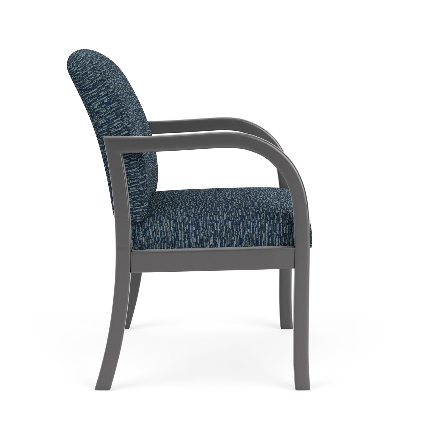 Weston Waiting Reception Wide Guest Chair Wood Frame