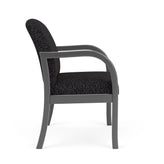 Weston Waiting Reception Wide Guest Chair Wood Frame