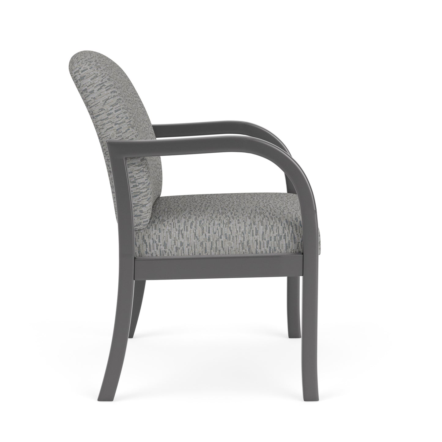 Weston Waiting Reception Wide Guest Chair Wood Frame