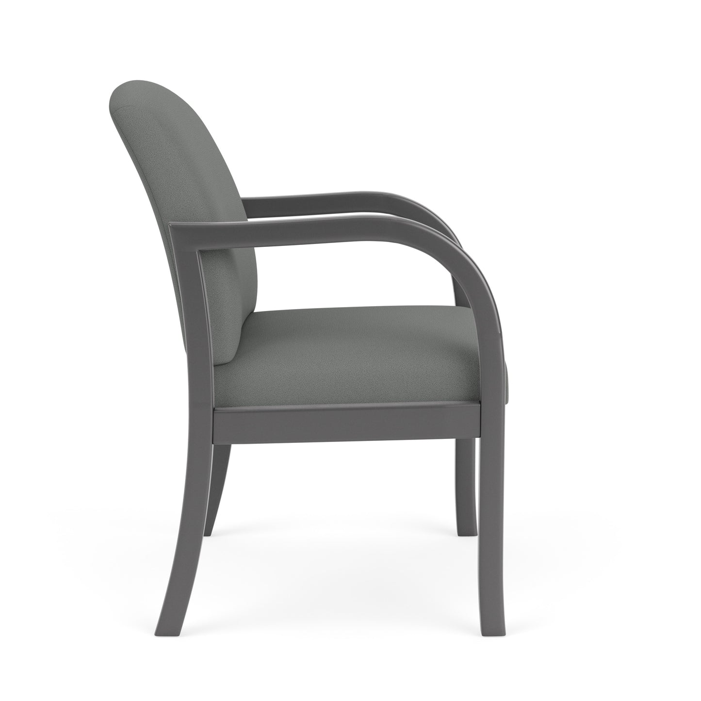 Weston Waiting Reception Wide Guest Chair Wood Frame