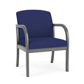 Weston Waiting Reception Wide Guest Chair Wood Frame