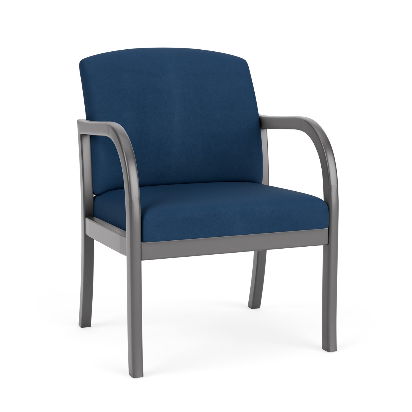Weston Waiting Reception Wide Guest Chair Wood Frame