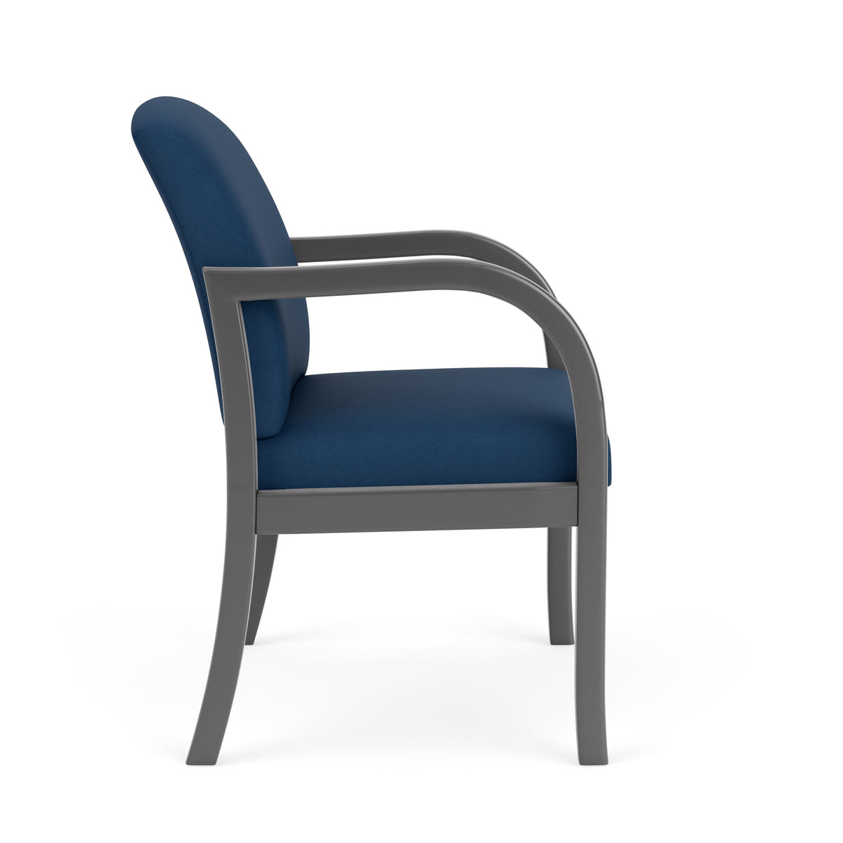 Weston Waiting Reception Wide Guest Chair Wood Frame