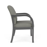 Weston Waiting Reception Wide Guest Chair Wood Frame