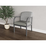 Weston Waiting Reception Wide Guest Chair Wood Frame