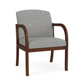 Weston Waiting Reception Wide Guest Chair Wood Frame